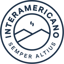 Logotipo de Interanericano con el lema Semper Altius con fondo transparente